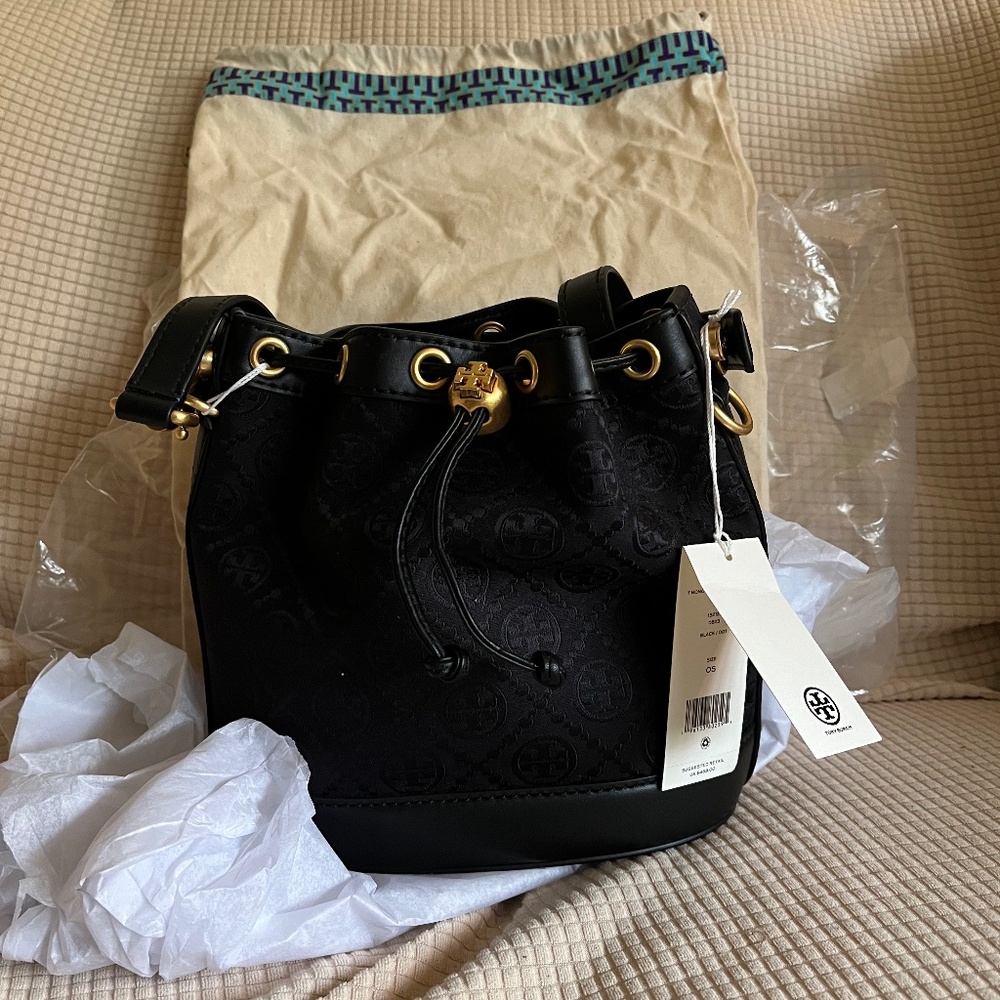 Tory Burch T-Monogram Bucket Bag